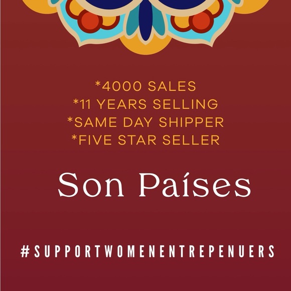 Blue and Gold Cushion-Cut Gemstone Earrings - Picture 8 of 8